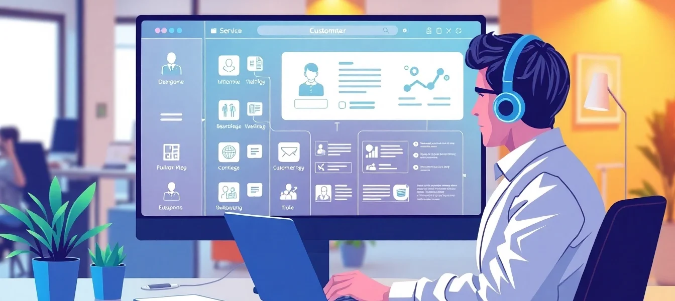 Interact with 美洽客服系统 through a user-friendly interface, showcasing customer support tools in action.