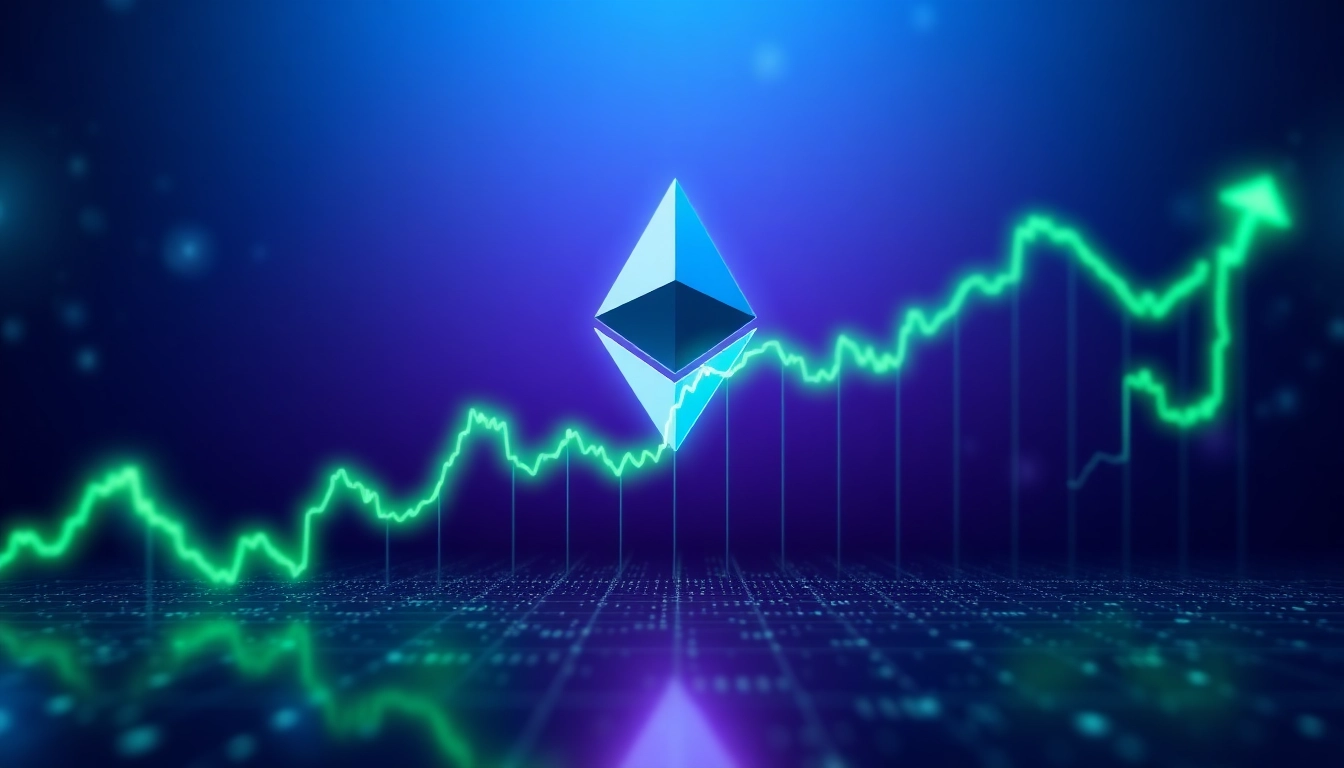 Track the latest ethereum price USD with this stylish infographic showcasing its dynamic market trends.