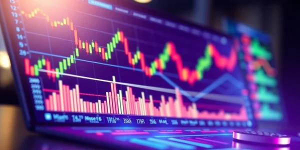 Engage in cfd trading with a vibrant digital interface showcasing market trends.